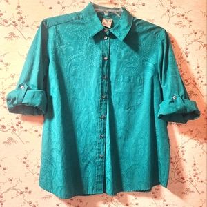 Allison Daley blouse long sleeve SZ 18 EUC